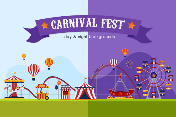Carnival Fest Graphics for Digital Selling