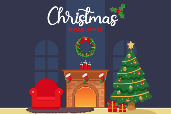 Classic Christmas Background a: Graphics & Backgrounds