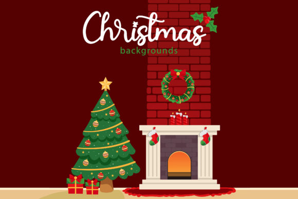 Classic Christmas Background B: Graphics & Backgrounds