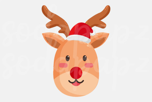 Classic Christmas Rudolph Graphics for Crafters