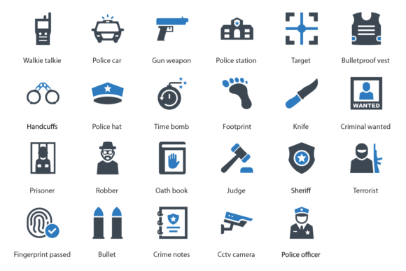 Crime Investigation Graphics for Professional Content