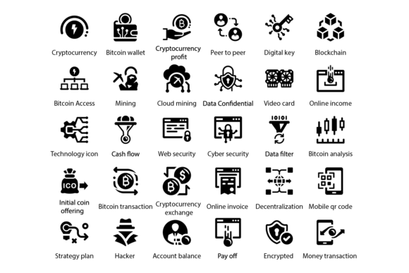 Cryptocurrency Graphics for Modern Publishing
