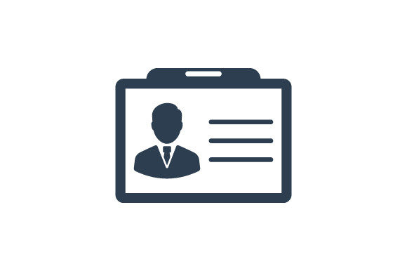 Identification Card Graphics & Icons