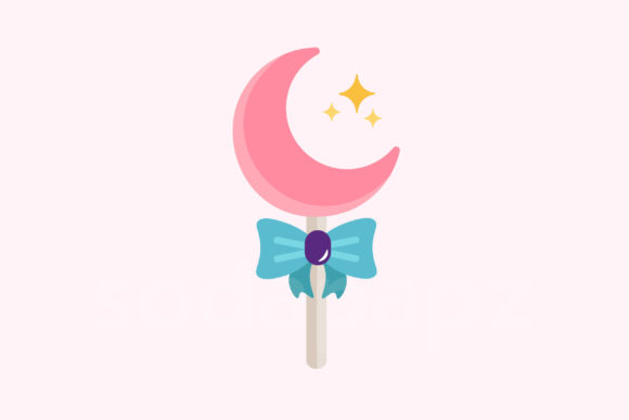 Sweet Deluxe Moon Popsicle Graphics